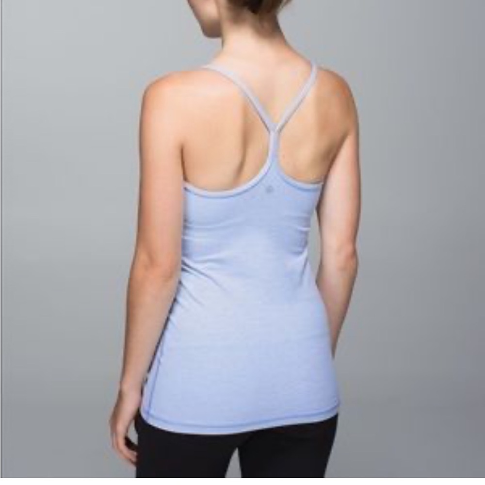 Lululemon Blue Power Y Racerback Tank Top Women’s Size 6